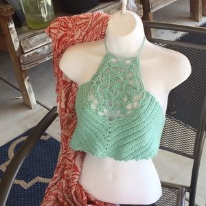 Handmade crochet Crop Top
